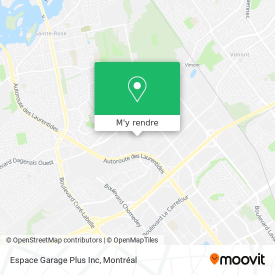 Espace Garage Plus Inc plan