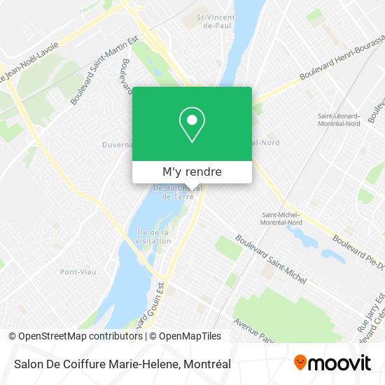 Salon De Coiffure Marie-Helene plan