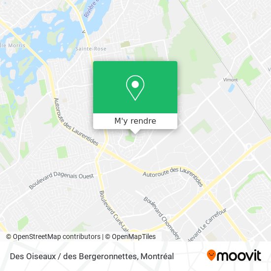 Des Oiseaux / des Bergeronnettes plan