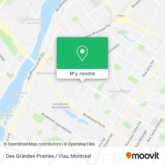 Des Grandes-Prairies / Viau plan