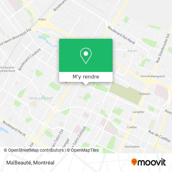 Ma'Beauté plan