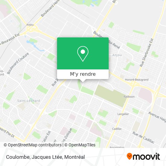Coulombe, Jacques Ltée plan