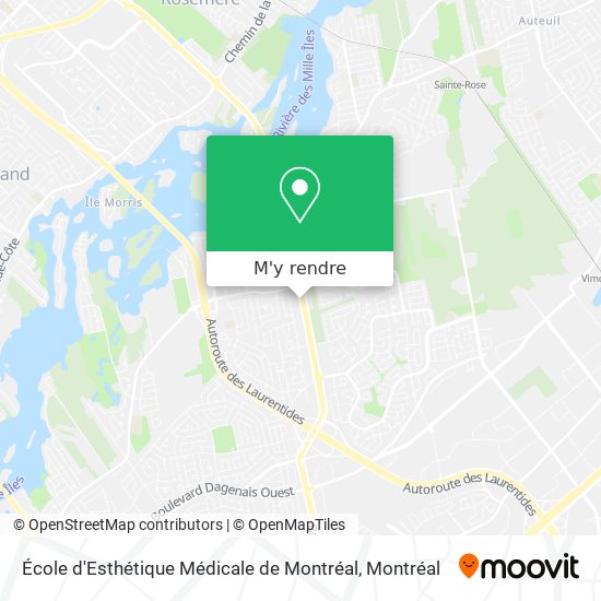 École d'Esthétique Médicale de Montréal plan
