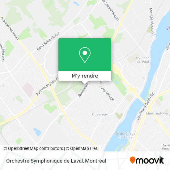 Orchestre Symphonique de Laval plan