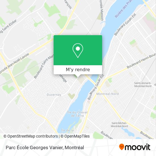 Parc École Georges Vanier plan