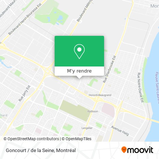 Goncourt / de la Seine plan