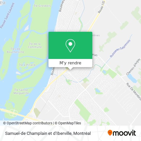 Samuel-de Champlain et d'Iberville plan
