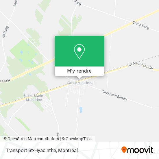 Transport St-Hyacinthe plan