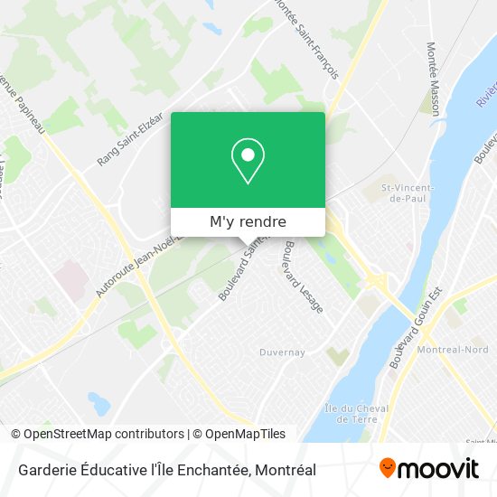 Garderie Éducative l'Île Enchantée plan