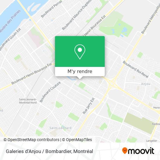 Galeries d'Anjou / Bombardier plan