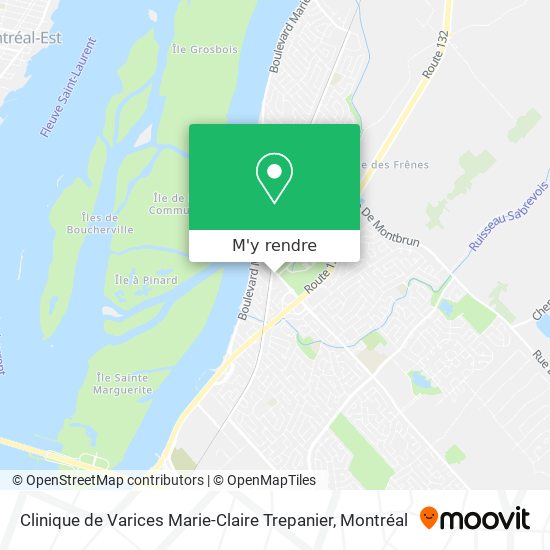 Clinique de Varices Marie-Claire Trepanier plan