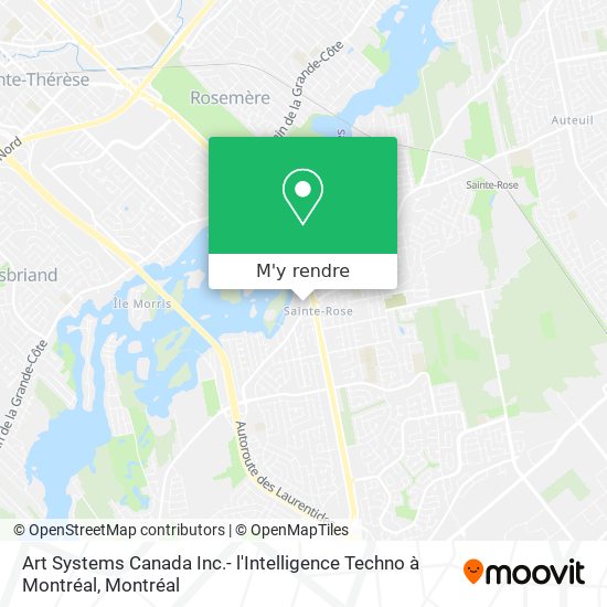 Art Systems Canada Inc.- l'Intelligence Techno à Montréal plan