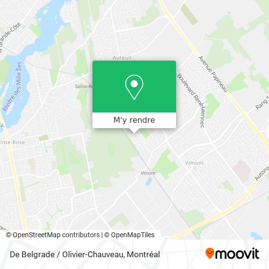 De Belgrade / Olivier-Chauveau plan