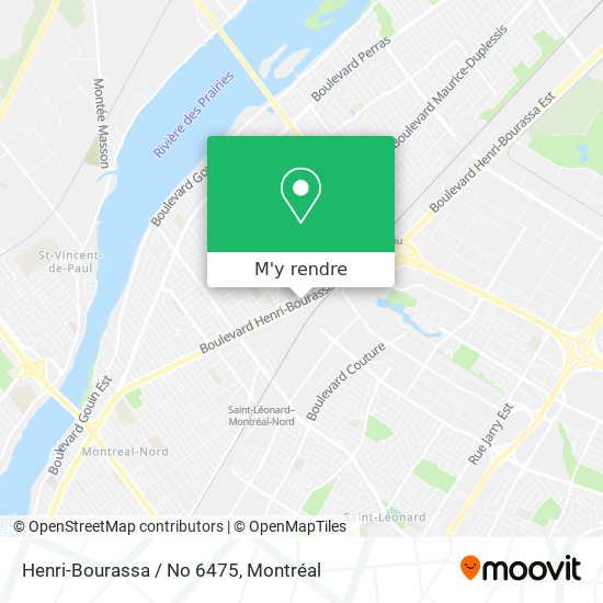 Henri-Bourassa / No 6475 plan