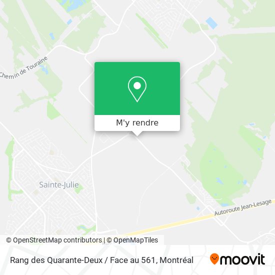 Rang des Quarante-Deux / Face au 561 plan