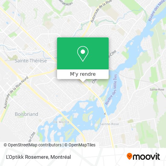 L'Optikk Rosemere plan