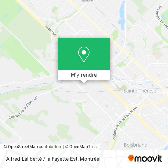 Alfred-Laliberté / la Fayette Est plan