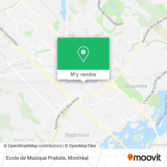 Ecole de Musique Prelude plan