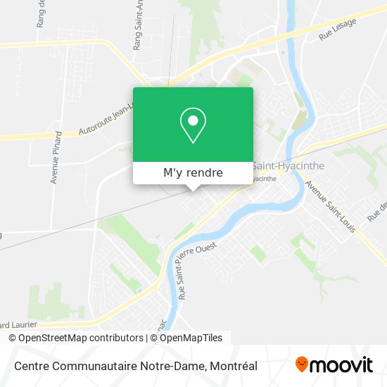 Centre Communautaire Notre-Dame plan