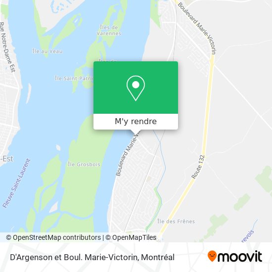 D'Argenson et Boul. Marie-Victorin plan