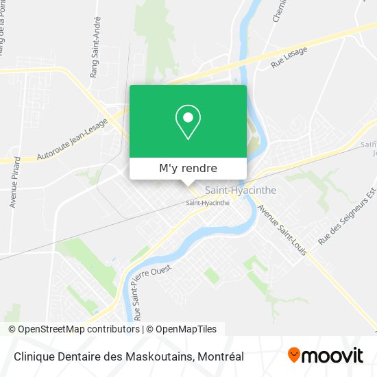 Clinique Dentaire des Maskoutains plan