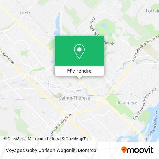 Voyages Gaby Carlson Wagonlit plan