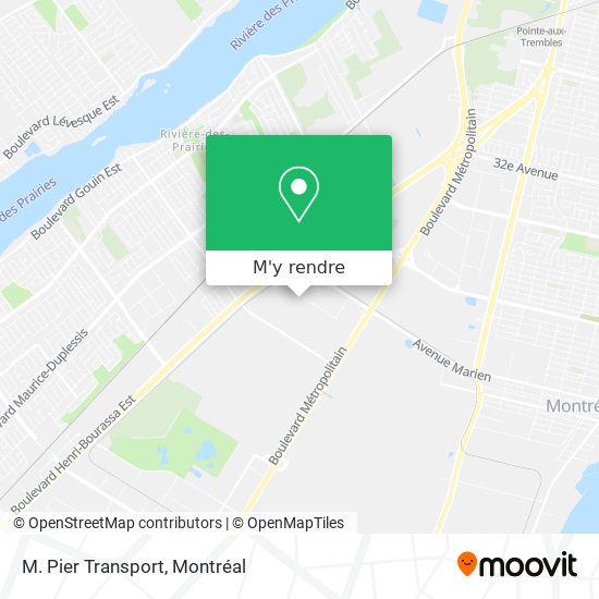 M. Pier Transport plan