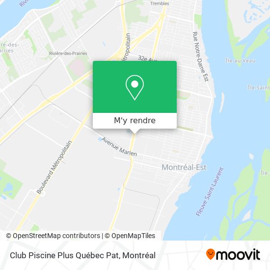 Club Piscine Plus Québec Pat plan