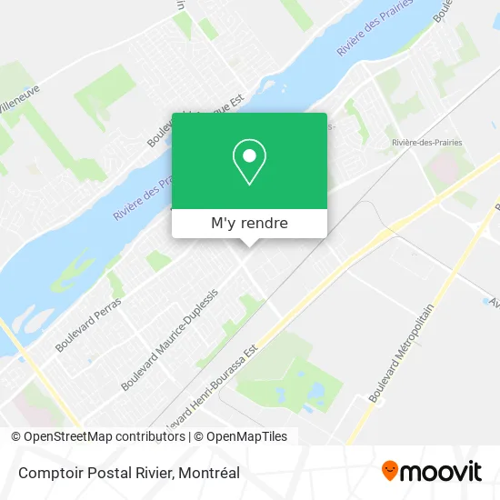 Comptoir Postal Rivier plan