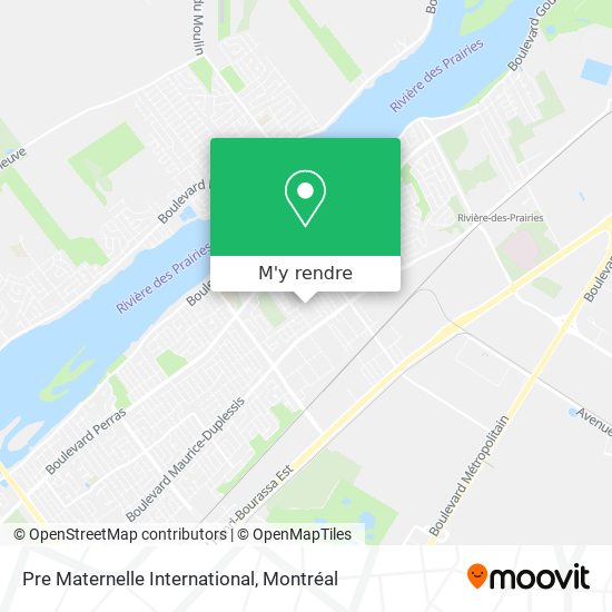 Pre Maternelle International plan