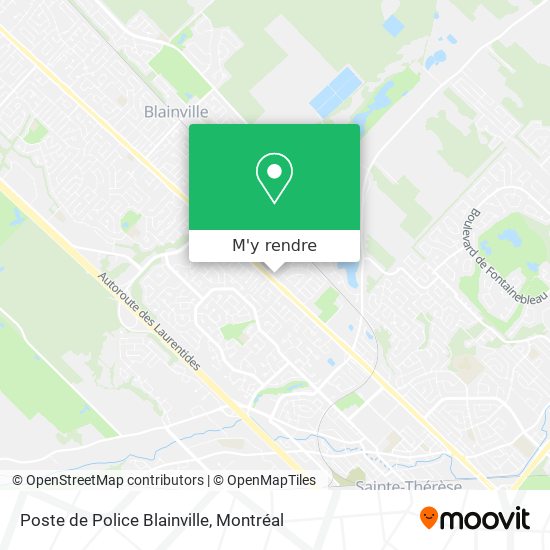 Poste de Police Blainville plan