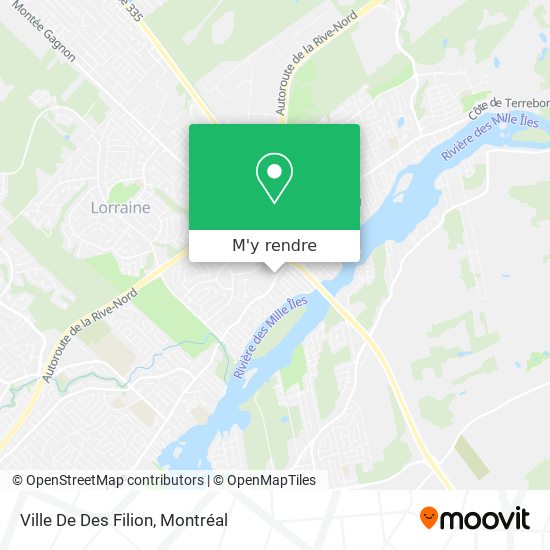 Ville De Des Filion plan