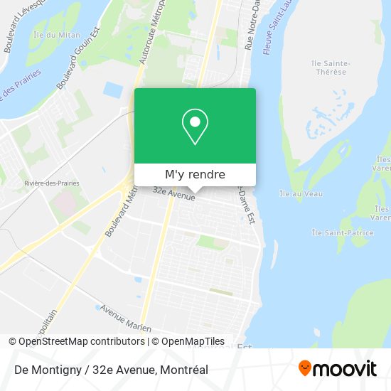 De Montigny / 32e Avenue plan