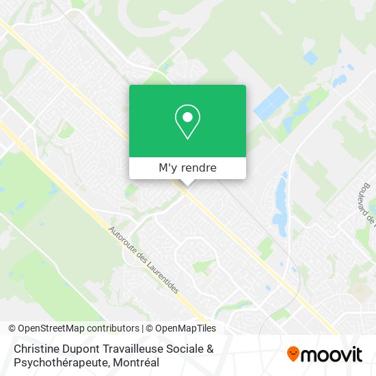 Christine Dupont Travailleuse Sociale & Psychothérapeute plan