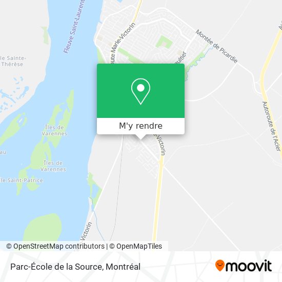 Parc-École de la Source plan