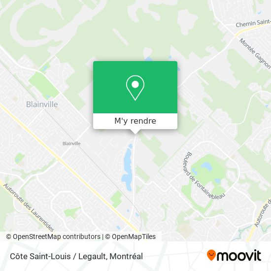 Côte Saint-Louis / Legault plan
