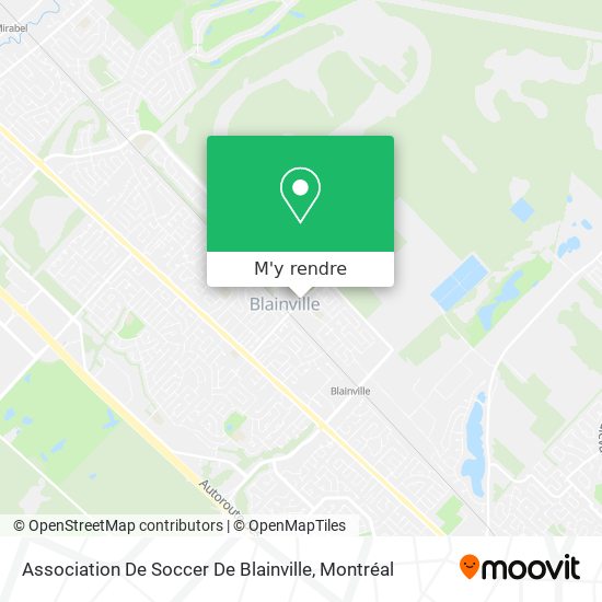 Association De Soccer De Blainville plan
