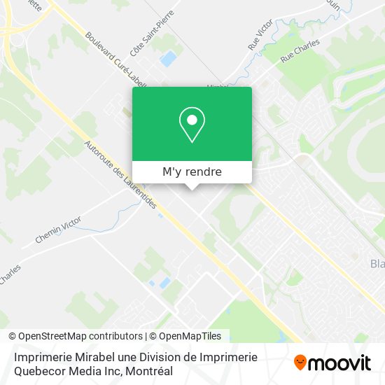 Imprimerie Mirabel une Division de Imprimerie Quebecor Media Inc plan