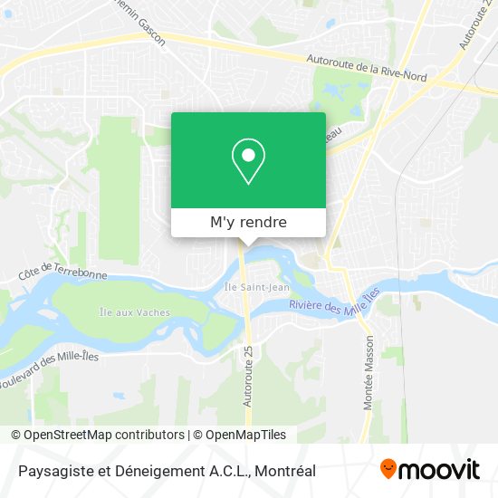 Paysagiste et Déneigement A.C.L. plan