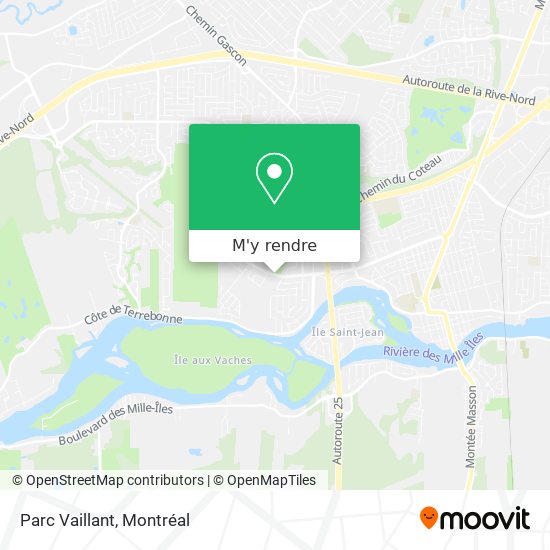 Parc Vaillant plan