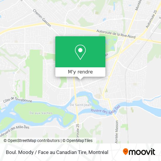 Boul. Moody / Face au Canadian Tire plan
