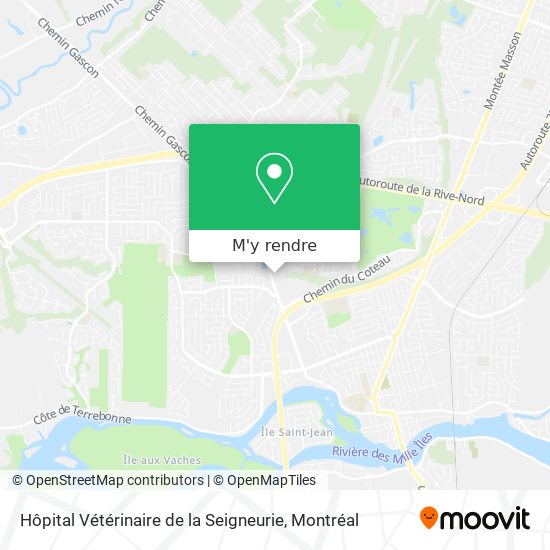 Hôpital Vétérinaire de la Seigneurie plan