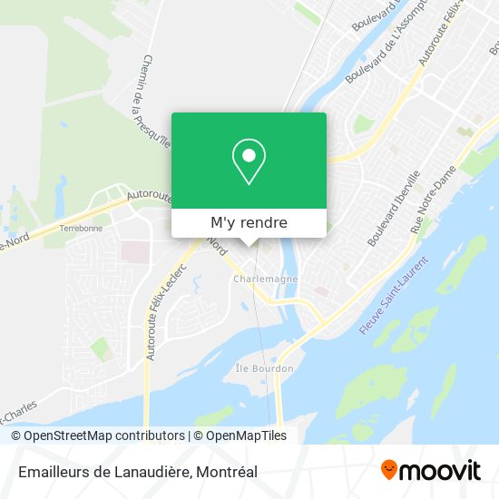 Emailleurs de Lanaudière plan