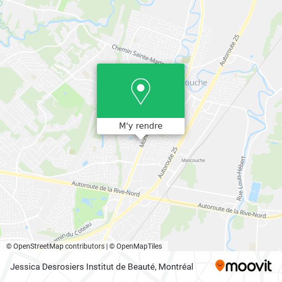 Jessica Desrosiers Institut de Beauté plan