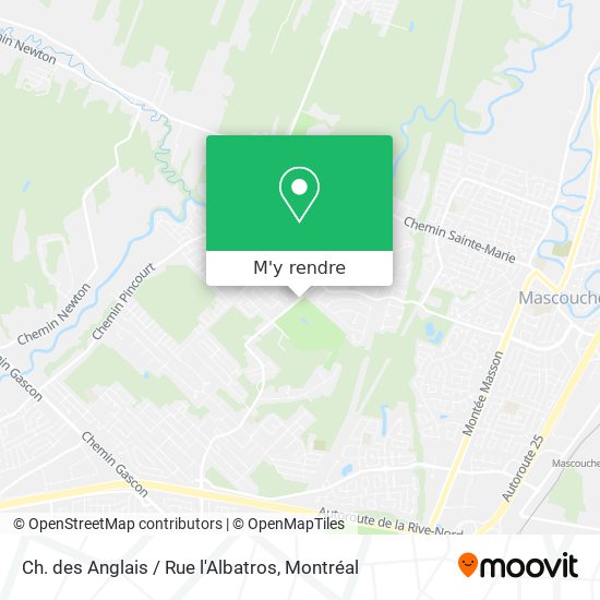 Ch. des Anglais / Rue l'Albatros plan
