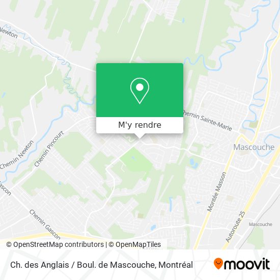 Ch. des Anglais / Boul. de Mascouche plan