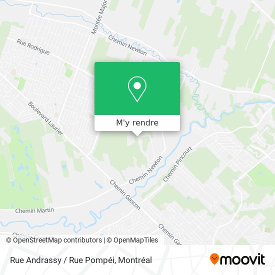 Rue Andrassy / Rue Pompéi plan