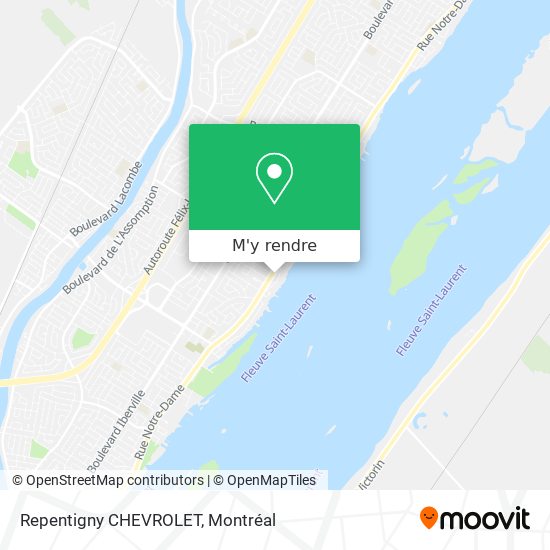 Repentigny CHEVROLET plan