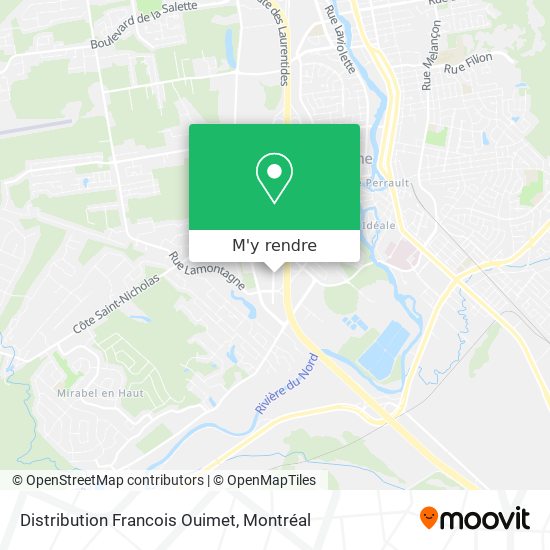 Distribution Francois Ouimet plan