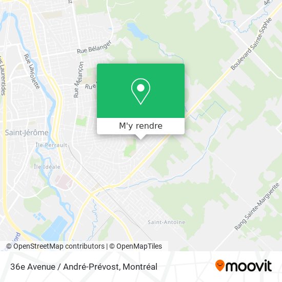 36e Avenue / André-Prévost plan